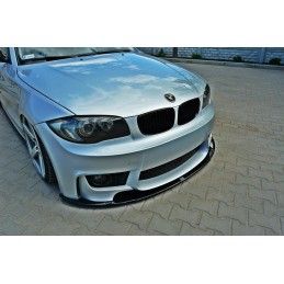 Maxton LAME DU PARE-CHOCS AVANT BMW 1 E87 M-Design Gloss Black, BM-1-87-MPACK-FD1G Tuning.fr