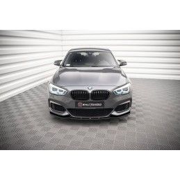 Maxton LAME DU PARE-CHOCS AVANT / SPLITTER V.1 BMW 1 F20/F21 M-Power FACELIFT Gloss Black, BM-1-F20F-M-FD1G Tuning.fr