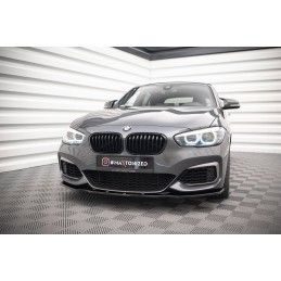 Maxton LAME DU PARE-CHOCS AVANT / SPLITTER V.1 BMW 1 F20/F21 M-Power FACELIFT Gloss Black, BM-1-F20F-M-FD1G Tuning.fr