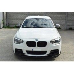 Maxton LAME DU PARE-CHOCS AVANT BMW 1 F20/F21 M-Power (AVANT FACELIFT) Gloss Black, BM-1-F20-M-FD1G Tuning.fr