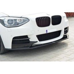 Maxton LAME DU PARE-CHOCS AVANT BMW 1 F20/F21 M-Power (AVANT FACELIFT) Gloss Black, BM-1-F20-M-FD1G Tuning.fr