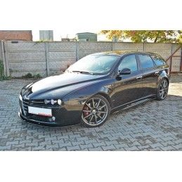 Maxton RAJOUTS DES BAS DE CAISSE POUR ALFA ROMEO 159 TI Gloss Black, AL-159-TI-SD1G Tuning.fr