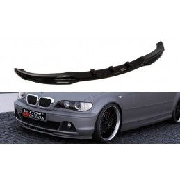 LAME AVANT MAXTON BMW 3 E46 COUPE APRES FACELIFT Noir Brillant