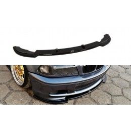 Maxton LAME DU PARE-CHOCS AVANT V.1 BMW 3 E46 MPACK COUPE Gloss Black, BM-3-46-C-MPACK-FD1G Tuning.fr