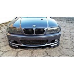 Maxton LAME DU PARE-CHOCS AVANT V.1 BMW 3 E46 MPACK COUPE Gloss Black, BM-3-46-C-MPACK-FD1G Tuning.fr