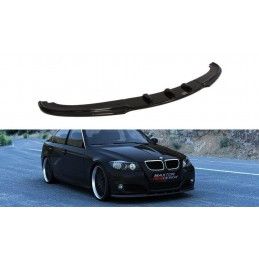 Maxton LAME DE PARE-CHOCS AVANT V.1 BMW 3 E90 / E91 (APRES FACELIFT) Gloss Black, BM-3-90F-FD1G Tuning.fr