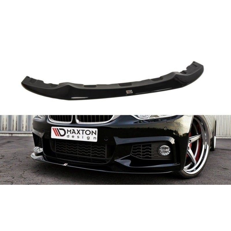 Maxton LAME DU PARE-CHOCS AVANT v.2 BMW 4 F32 M-PACK (GTS-look) Gloss Black, BM-4-F32-MPACK-FD2G Tuning.fr