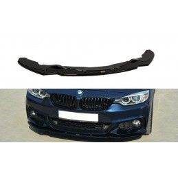 Maxton LAME DU PARE-CHOCS AVANT v.1 BMW 4 F32 M-PACK Gloss Black, BM-4-F32-MPACK-FD1G Tuning.fr