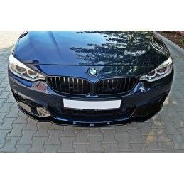 Maxton LAME DU PARE-CHOCS AVANT v.1 BMW 4 F32 M-PACK Gloss Black, BM-4-F32-MPACK-FD1G Tuning.fr