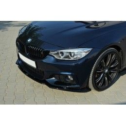 Maxton LAME DU PARE-CHOCS AVANT v.1 BMW 4 F32 M-PACK Gloss Black, BM-4-F32-MPACK-FD1G Tuning.fr