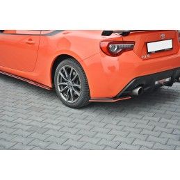 LAME ARRIERE MAXTON V.2 TOYOTA GT86 FACELIFT Noir Brillant + Rouge