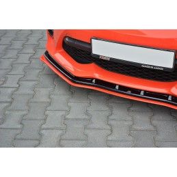 LAME AVANT MAXTON / SPLITTER V.4 TOYOTA GT86 FACELIFT Noir Brillant + Rouge