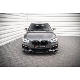 LAME AVANT MAXTON / SPLITTER V.3 BMW 1 F20/F21 M-Power Noir Brillant