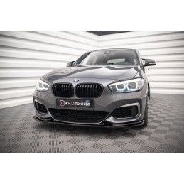 LAME AVANT MAXTON / SPLITTER V.3 BMW 1 F20/F21 M-Power Noir Brillant