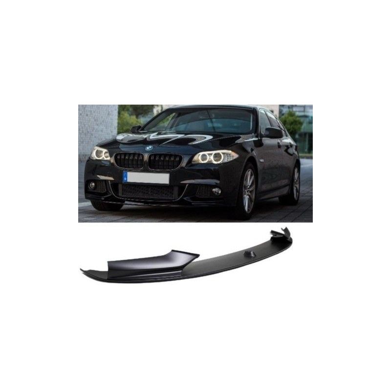 Maxton Frontspoiler Sport-Performance Black Matt BMW 5 Series F10 F11 with M-Package, 1469 Tuning.fr