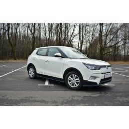 SET DES DIFFUSEUR DES BAS DE CAISSE SSANGYONG TIVOLI Noir Brillant