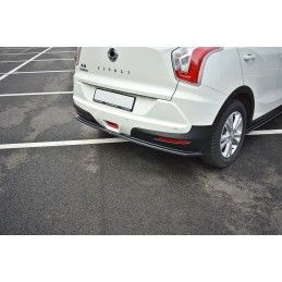 Maxton CENTRAL ARRIÈRE SPLITTER SSANGYONG TIVOLI GLOSS BLACK, SY-TI-1-RD1G Tuning.fr