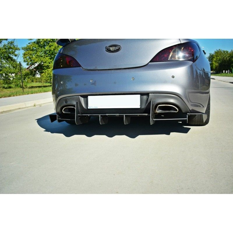 Maxton REAR DIFFUSER HYUNDAI GENESIS COUPÉ MK.1, HY-GE-1-C-CNC-RS1A Tuning.fr