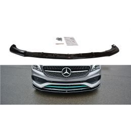 LAME AVANT MAXTON / SPLITTER V.1 MERCEDES-BENZ CLA C117 AMG-LINE FACELIFT Noir Brillant