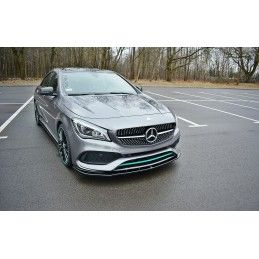 LAME AVANT MAXTON / SPLITTER V.1 MERCEDES-BENZ CLA C117 AMG-LINE FACELIFT Noir Brillant