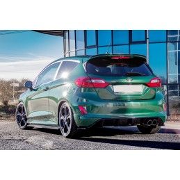 Diffuseur Arrière Complet Ford Fiesta Mk8 ST Noir Brillant