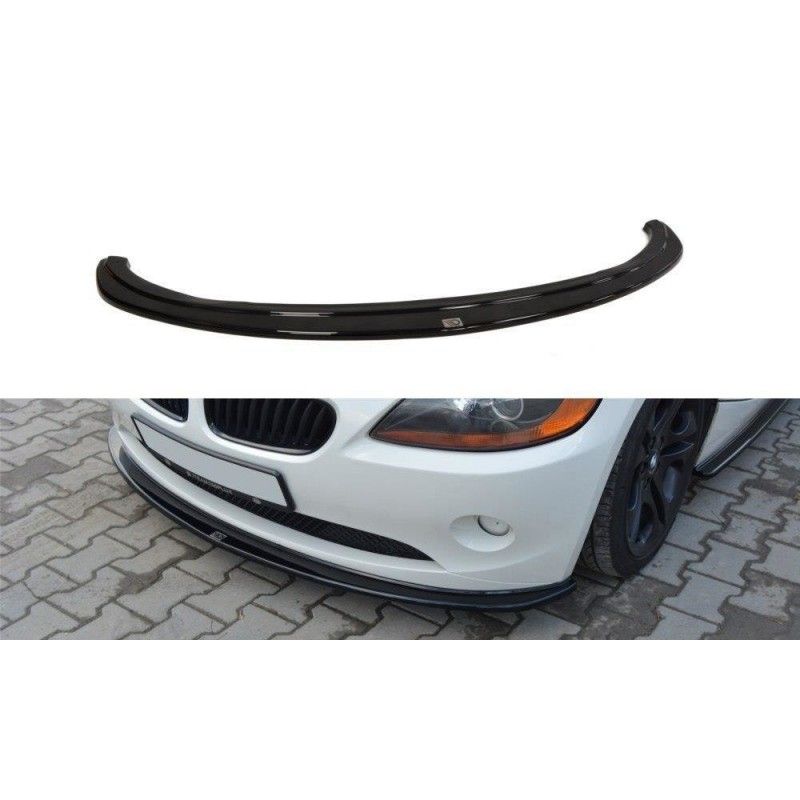 Maxton LAME DE PARE-CHOCS AVANT v.2 BMW Z4 E85 (AVANT FACELIFT) Gloss Black, BM-Z4-85-FD2G Tuning.fr