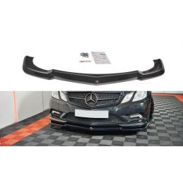 LAME AVANT MAXTON / Splitter Mercedes-Benz E-Class W207 Coupe AMG-Line Noir Brillant