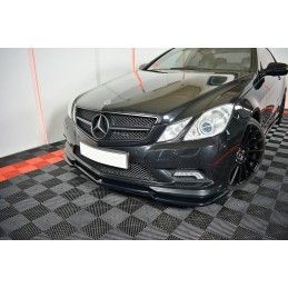 LAME AVANT MAXTON / Splitter Mercedes-Benz E-Class W207 Coupe AMG-Line Noir Brillant