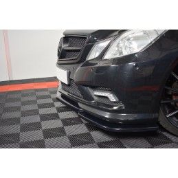 LAME AVANT MAXTON / Splitter Mercedes-Benz E-Class W207 Coupe AMG-Line Noir Brillant