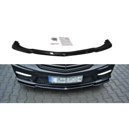 LAME AVANT MAXTON / SPLITTER V.1 MERCEDES-BENZ E63 AMG W212 Noir Brillant