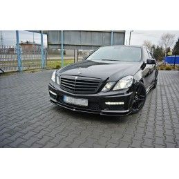 LAME AVANT MAXTON / SPLITTER V.1 MERCEDES-BENZ E63 AMG W212 Noir Brillant