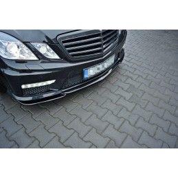 LAME AVANT MAXTON / SPLITTER V.1 MERCEDES-BENZ E63 AMG W212 Noir Brillant