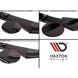 Maxton LAME DU PARE-CHOCS AVANT / SPLITTER V.1 ALFA ROMEO 156 GTA Gloss Black, AL-156-GTA-FD1G Tuning.fr