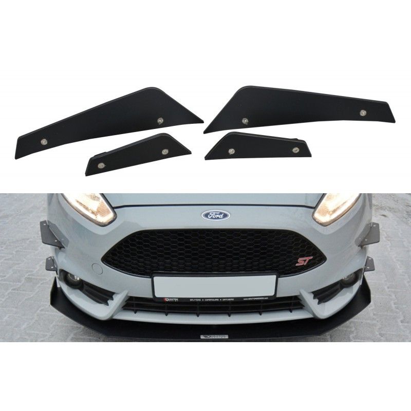 Maxton Stoßstangenflügel vorne (Canards) Ford Fiesta ST Mk7 FL, FO-FI-7F-ST-CNC-CAN1A Tuning.fr