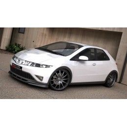 Maxton LAME DU PARE CHOCS AVANT CIVIC MK8 (AVANT FACELIFT) Gloss Black, HO-CI-8-FD1G Tuning.fr