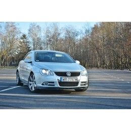 LAME AVANT MAXTON / SPLITTER V.1 VW EOS Noir Brillant