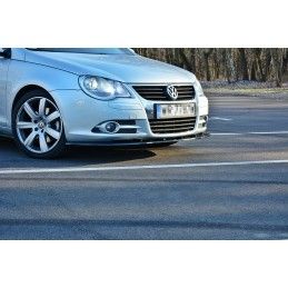 LAME AVANT MAXTON / SPLITTER V.1 VW EOS Noir Brillant