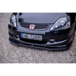 LAME AVANT MAXTON / SPLITTER V.1 HONDA CIVIC EP3 (MK7) TYPE-R/S FACELIFT Noir Brillant