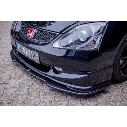 LAME AVANT MAXTON / SPLITTER V.1 HONDA CIVIC EP3 (MK7) TYPE-R/S FACELIFT Noir Brillant