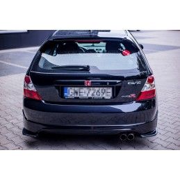 LAME ARRIERE MAXTON HONDA CIVIC EP3 (MK7) TYPE-R/S FACELIFT Noir Brillant