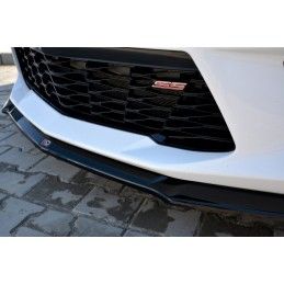 LAME AVANT MAXTON / SPLITTER V.2 CHEVROLET CAMARO 6TH-GEN. PHASE-I 2SS COUPE Noir Brillant