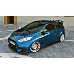 Maxton Lame Du Pare-Chocs Avant (Focus RS Look Pare-Chocs) Ford Fiesta Mk7 FL Gloss Black, FO-FI-7F-RS15-FD1G Tuning.fr