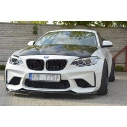 Maxton LAME DU PARE-CHOCS AVANT / SPLITTER BMW M2 (F87) COUPÉ Gloss Black, BM-2-87-M-FD1G Tuning.fr