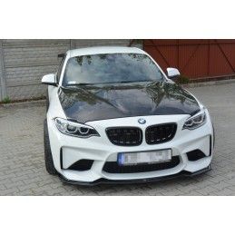 Maxton LAME DU PARE-CHOCS AVANT / SPLITTER BMW M2 (F87) COUPÉ Gloss Black, BM-2-87-M-FD1G Tuning.fr