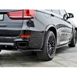 SET DES DIFFUSEUR DES BAS DE CAISSE BMW X5 F15 M-PACK Noir Brillant