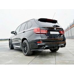 SET DES DIFFUSEUR DES BAS DE CAISSE BMW X5 F15 M-PACK Noir Brillant