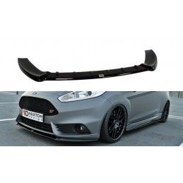 Maxton Lame Du Pare-Chocs Avant (Cupra) Ford Fiesta ST Mk7 FL Gloss Black, FO-FI-7F-ST-CUPRA-FD1G Tuning.fr