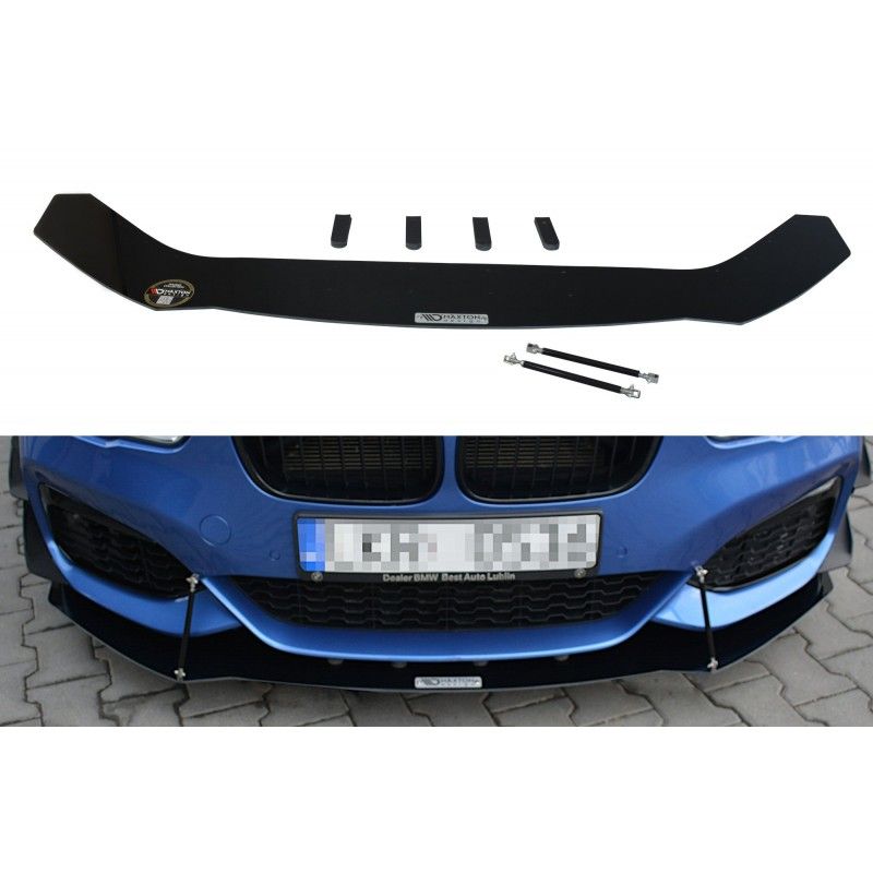 Maxton SPORT LAME DU PARE-CHOCS AVANT V.1 BMW 1 F20/F21 M-Power FACELIFT, BM-1-F20F-M-CNC-FD1A Tuning.fr