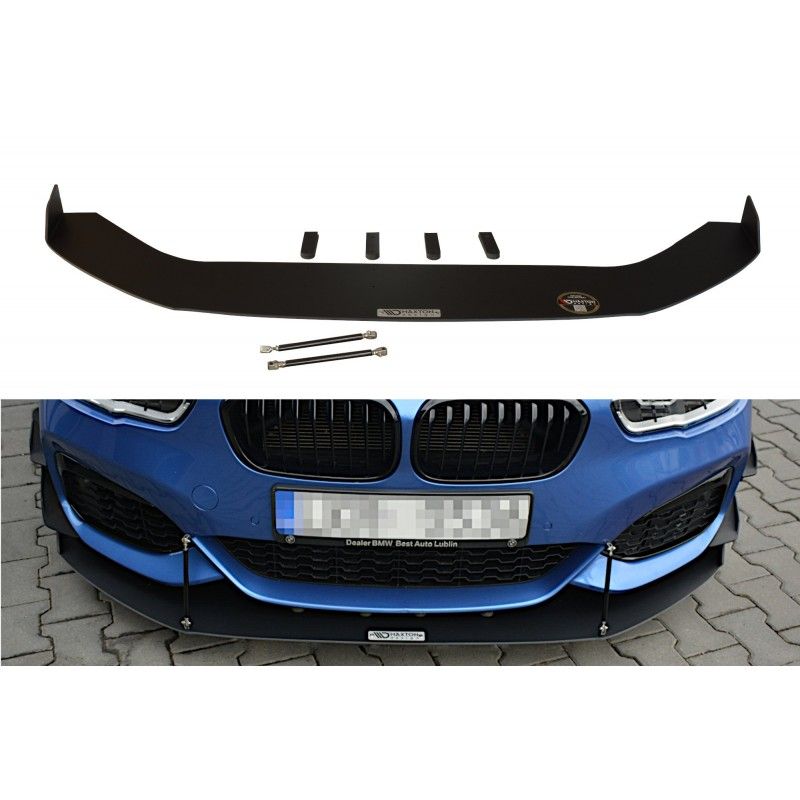 Maxton SPORT LAME DU PARE-CHOCS AVANT V.2 BMW 1 F20/F21 M-Power FACELIFT, BM-1-F20F-M-CNC-FD2A Tuning.fr