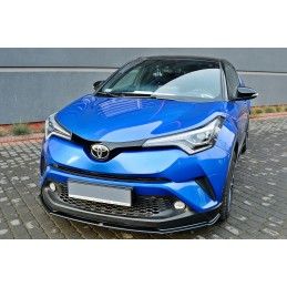 Maxton LAME DU PARE-CHOCS AVANT / SPLITTER V.1 TOYOTA C-HR Gloss Black, TO-CH-R-1-FD1G Tuning.fr